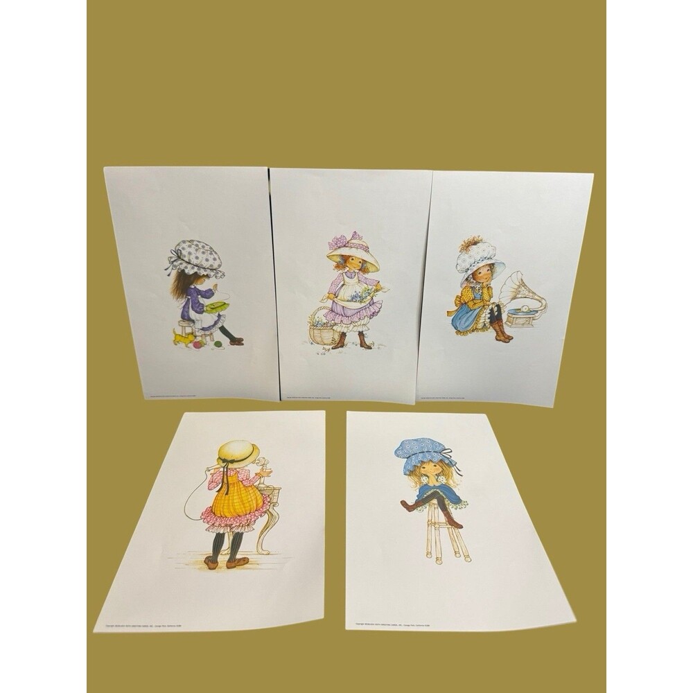 Vintage Roth 1974 Lot Petticoats & Pantaloons Prints for Crafts, Decoupage, JJ